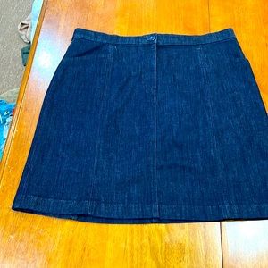 Womens L.L.Bean denim skirt
